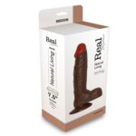 Dildo Realistyczne Real Rapture Brown 7.5” – Intensywne Doznania w Realistycznej Formie