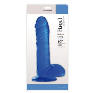 Fallo Jelly Real Rapture Blue 10” – Duże, Realistyczne i Elastyczne Dildo