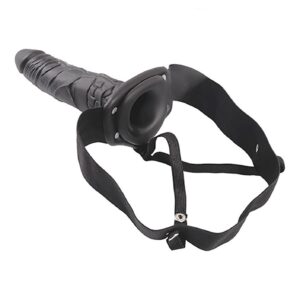 STRAP-ON REAL RAPTURE 8' BLACK – Fantom Penisa dla Niezrównanych Doznań