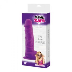 Brush Real Safe – Dildo z Jądrami od Toyz4Lovers 11''