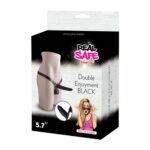 Strap-on z korkiem Czarny Toyz4Lovers