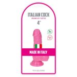 Leo Pink Italian Cock 4" – Realistyczne Dildo z Przyssawką