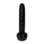 Italian Cock 15,5" Black – Ekstremalne Realistyczne Dildo z Przyssawką