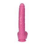 Italian Cock 15.5" Pink – Ekstremalne Dildo z Przyssawką