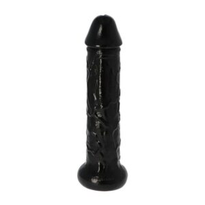 Italian Cock 11" Black – Ekstremalne Dildo z Przyssawką