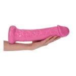 Italian Cock 11" Ercole Pink – Ekstremalne Dildo z Przyssawką