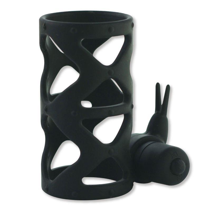 Anello Fallico Timeless Slender vibRing nero Anello Fallico Timeless Slender vibRing nero