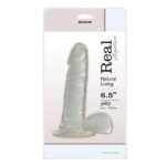 Jelly Dildo Real Rapture Clear 6.5'' – Realistyczne Żyłki