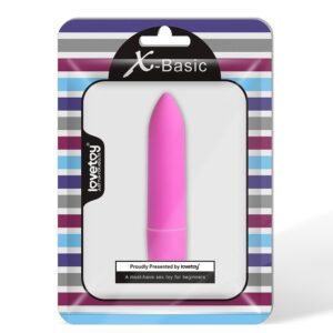 Wibrator Pocisk – X-Basic Bullet Long Blue (10 Trybów)