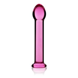 Dildo 7" Glass Romance Pink – Szkło o Wysokiej Wytrzymałości