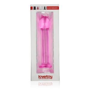Dildo 7" Glass Romance Pink – Szkło o Wysokiej Wytrzymałości