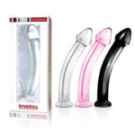 Dildo 7.5" Glass Romance Pink – Zmysłowa Szklana Zabawka w Kolorze Różowym