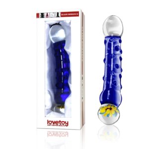 Dildo 7.5" Glass Blue – Praktyczna i Stylowa Zabawka w Kolorze Niebieskim