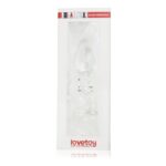 Szklany plug analny 5.5"" Glass Romance Clear