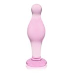 Szklany plug analny 4.5"" Glass Romance Pink