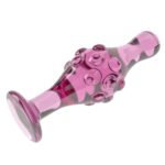 Szklany plug analny 4.5"" Glass Romance Pink