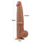 Dildo 13.5" Realistic TPE – Realistyczna Zabawka z Przyssawką