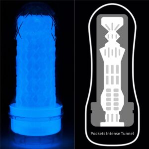 Świecący Masturbator z Kieszonkową Teksturą Lumino Play