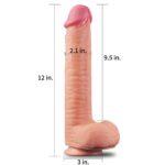 Love Toy – Realistyczne Dildo z Dwuwarstwowego Silikonu 12''