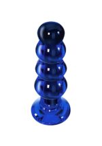 Szklany plug analny The Radiant Glass Buttplug Blue