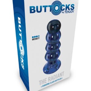 Szklany plug analny The Radiant Glass Buttplug Blue