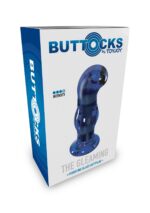 Szklany plug analny The Gleaming Glass Buttplug Blue