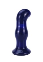 Szklany plug analny The Gleaming Glass Buttplug Blue