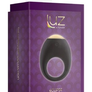 Wibrujący Pierścień erekcyjny Eclipse Vibrating Cock Ring Black