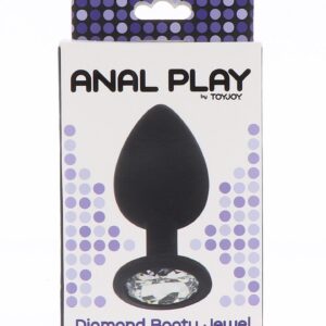 Plug Booty Diamond Booty Jewel L Black