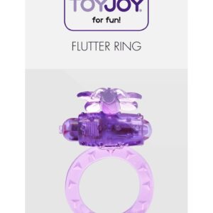 Wibrujący Pierścień erekcyjny Flutter Ring Vibrating Purple