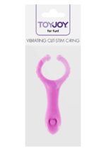 Wibrujący Pierścień erekcyjny Clit-Stim C-Ring Purple