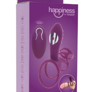 Wibtujący Pierścień erekcyjny Halo Halo C-Ring Sleeve Purple