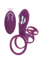 Wibtujący Pierścień erekcyjny Halo Halo C-Ring Sleeve Purple