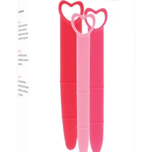 Dildo analne Silicone  3pcs Pink
