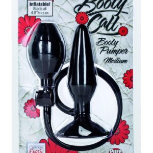Pompowany Plug Analny Booty Call Booty Pumper Medium Black