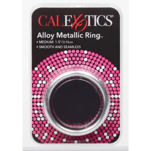 Pierścień erekcyjny ze stali nierdzewnej Alloy Metallic Ring - M Silver