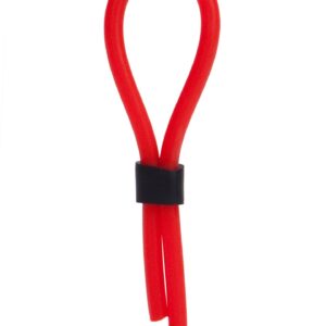 Pętla erekcyjna Silicone Stud Lasso Red