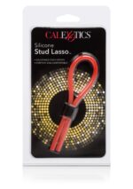Pętla erekcyjna Silicone Stud Lasso Red