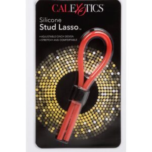 Pętla erekcyjna Silicone Stud Lasso Red