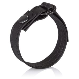 Pierścień erekcyjny Leather Cinch Black