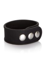Pierścień erekcyjny Silicone 3-Snap Erection Ring Black