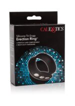 Pierścień erekcyjny Silicone 3-Snap Erection Ring Black