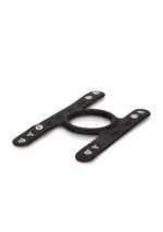 Pierścień erekcyjny Silicone Tri-Snap C & B Cage Black