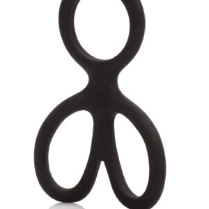 Pierścień erekcyjny Silicone Ball Spreader Black