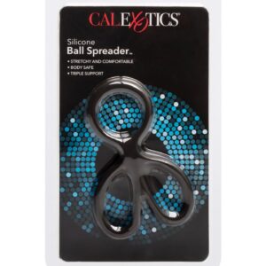 Pierścień erekcyjny Silicone Ball Spreader Black