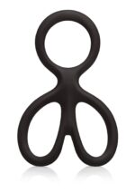 Pierścień erekcyjny Silicone Ball Spreader Black