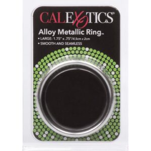 Duży pierścień na penisa ze stali nierdzewnej Alloy Metallic Ring - Large Silver
