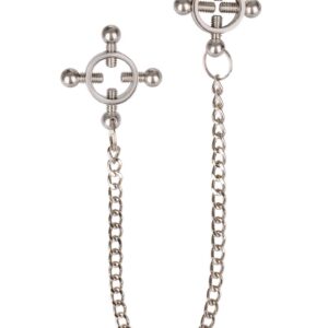 Zaciski na sutki 4 Point Nipple Press w Chain Black