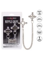 Zaciski na sutki 4 Point Nipple Press w Chain Black
