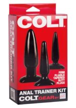Plugi analne COLT Anal Trainer Kit Black